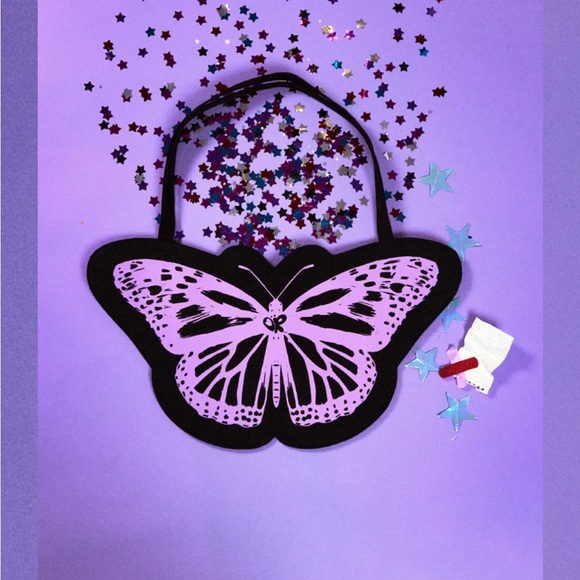 New purple butterfly tote Merch from Olivia Rodrigo concert - Picture 4 of 7